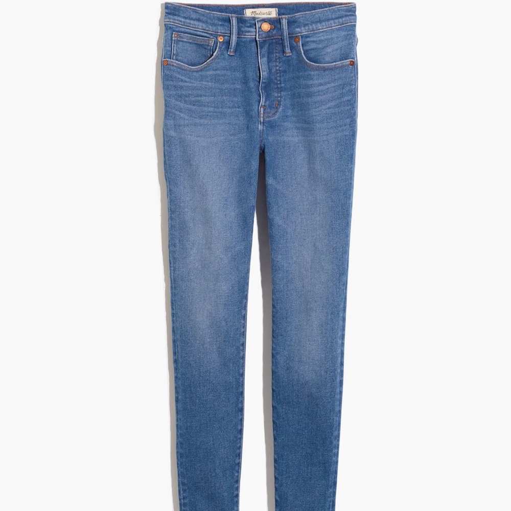 Madewell 9" Mid-Rise Skinny Jeans in Pearson Wash